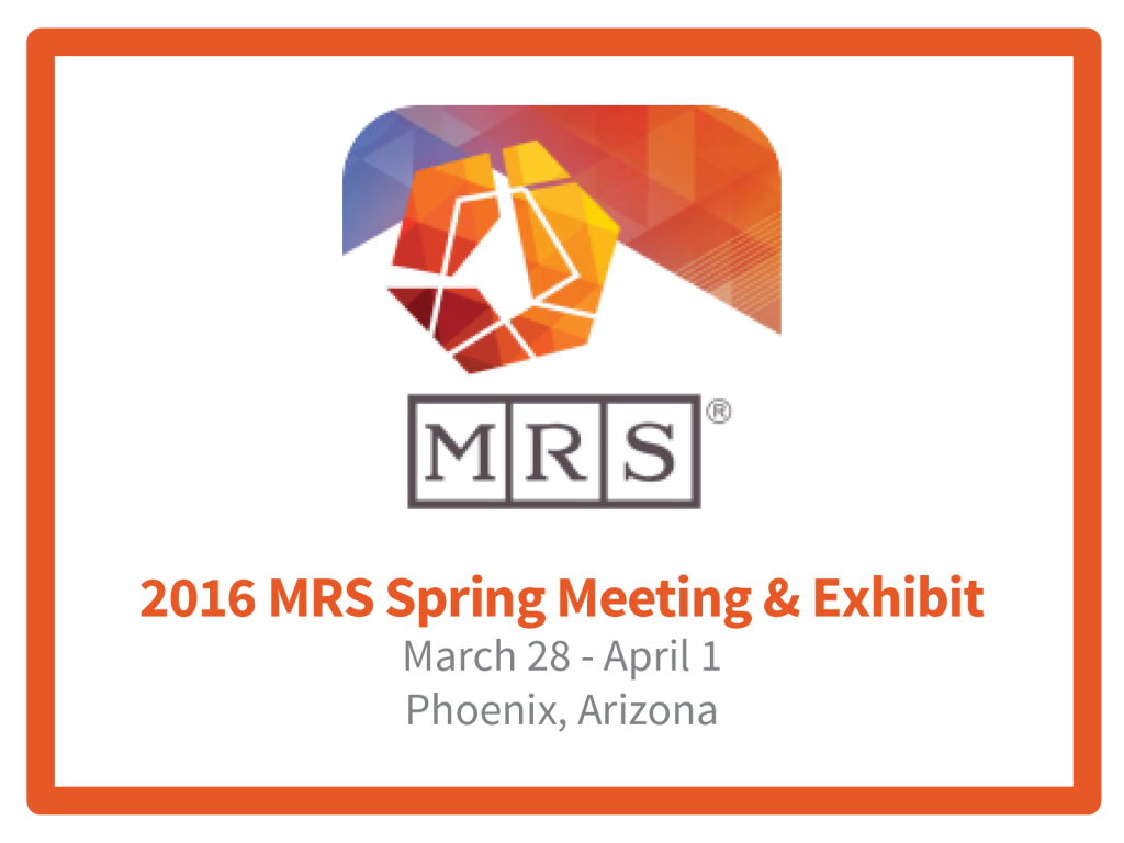 MRS 2016 Spring Meeting & Exhibit Hummingbird Scientific